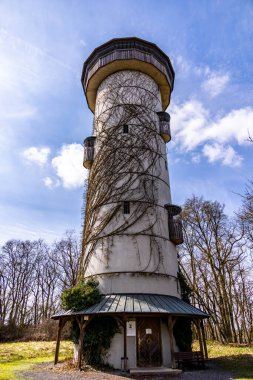 Hildburghausen - Thüringen - Almanya 'nın güzel Heldburger Diyarı' nda harika bir bahar yürüyüşü.