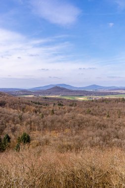Hildburghausen - Thüringen - Almanya 'nın güzel Heldburger Diyarı' nda harika bir bahar yürüyüşü.