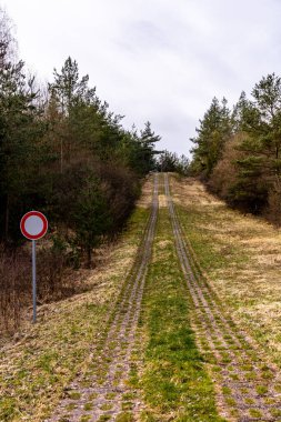 Hildburghausen - Thüringen - Almanya 'nın güzel Heldburger Diyarı' nda harika bir bahar yürüyüşü.