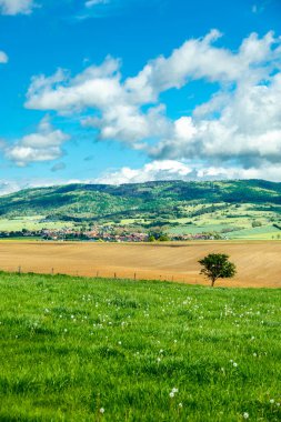 Summer hike through the unique Werra Valley near Vacha - Thuringia - Germany
