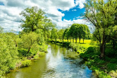 Summer hike through the unique Werra Valley near Vacha - Thuringia - Germany