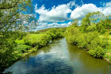 Summer hike through the unique Werra Valley near Vacha - Thuringia - Germany