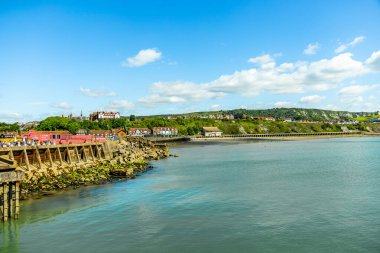 İngiltere 'ye hoş geldiniz. Güzel liman kasabası Folkestone' u gezmek için ilk gezi - Kent - İngiltere