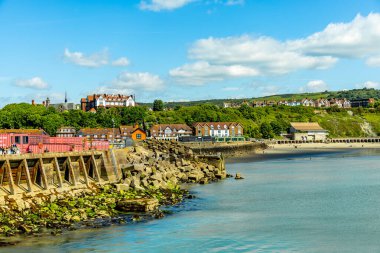 İngiltere 'ye hoş geldiniz. Güzel liman kasabası Folkestone' u gezmek için ilk gezi - Kent - İngiltere