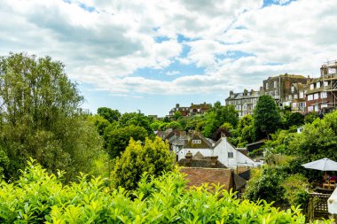 Welcome to the South East of the UK to the beautiful small town of Rye with its picturesque castle - East Sussex - United Kingdom clipart