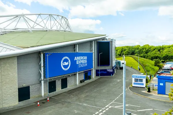 stock image Small discovery tour of the Brighton and Hove Albion football club stadium - East Sussex - United Kingdom