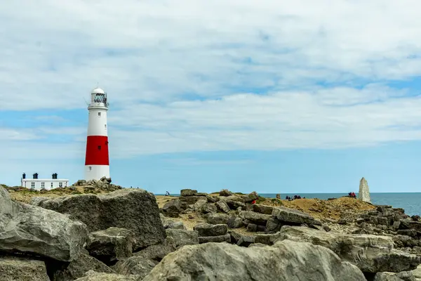 stock image Walk to Portland Lighthouse on the island of Portland - Cornwall - United Kingdom