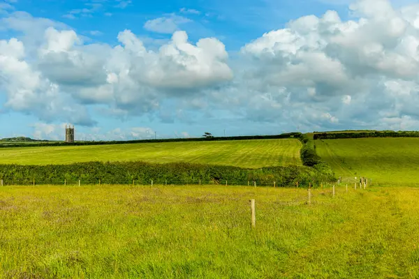 stock image A beautiful walk to Hartland Point with its beautiful lighthouse and stunning sea views - Devon - United Kingdom