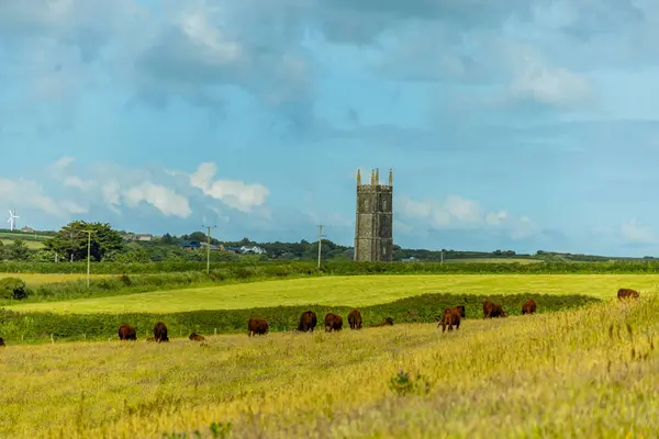 stock image A beautiful walk to Hartland Point with its beautiful lighthouse and stunning sea views - Devon - United Kingdom