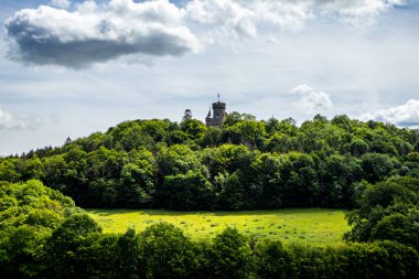 Wasungen, Walldorf üzerinden Rhn-Thüringen 'deki Hohe Geba' ya doğru güzel bir bisiklet turu.