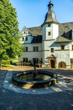 Travelling through the beautiful Saale valley between Jena and Naumburg near the Dornburg castles - Thuringia - Germany clipart