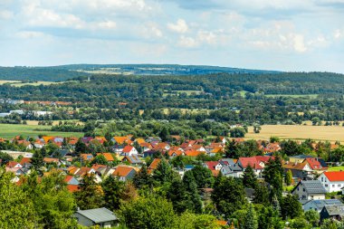 Short summer hike around Luisenthal in the beautiful Thuringian Forest - Thuringia - Germany clipart