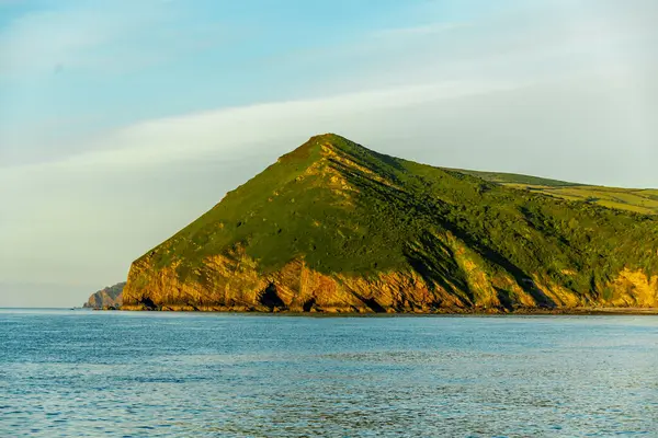 stock image A fantastic sunset on the North Devon coast near Watermouth - United Kingdom