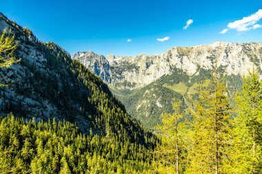 A wonderful late summer hike through the Berchtesgaden Alpine landscape to the Blue Ice Glacier - Berchtesgaden - Bavaria - Germany clipart