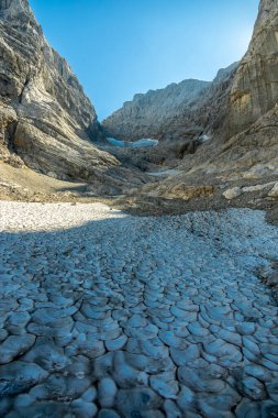 A wonderful late summer hike through the Berchtesgaden Alpine landscape to the Blue Ice Glacier - Berchtesgaden - Bavaria - Germany clipart