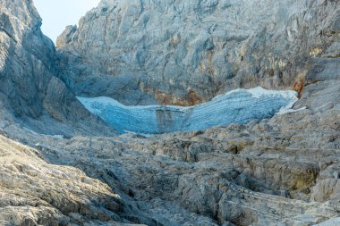 A wonderful late summer hike through the Berchtesgaden Alpine landscape to the Blue Ice Glacier - Berchtesgaden - Bavaria - Germany clipart