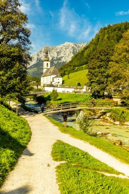 Berchtesgaden Alp Dağları 'nda Berchtesgaden - Berchtesgaden - Almanya