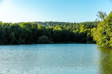 Yukarı Frankonya 'da Coburg yakınlarındaki Neustadt yakınlarındaki güzel balıkçı göletinde kısa bir mola.