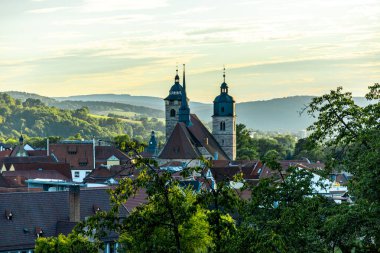 Schmalkalden ve onun Wilhemsburg Şatosu - Thüringen - Almanya