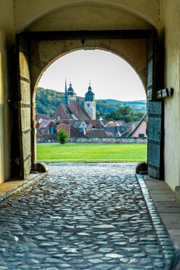 Schmalkalden ve onun Wilhemsburg Şatosu - Thüringen - Almanya