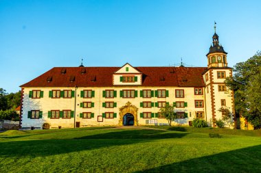 Schmalkalden ve onun Wilhemsburg Şatosu - Thüringen - Almanya