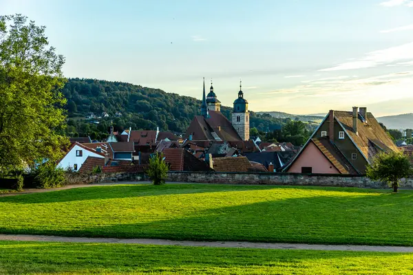 Schmalkalden ve onun Wilhemsburg Şatosu - Thüringen - Almanya