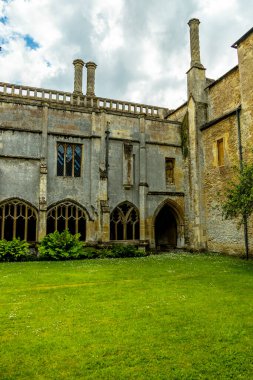 Stopover on the way through England in the picturesque village of Salisbury and the unique abbey in the county of Wiltshire - United Kingdom clipart