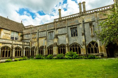 Stopover on the way through England in the picturesque village of Salisbury and the unique abbey in the county of Wiltshire - United Kingdom clipart