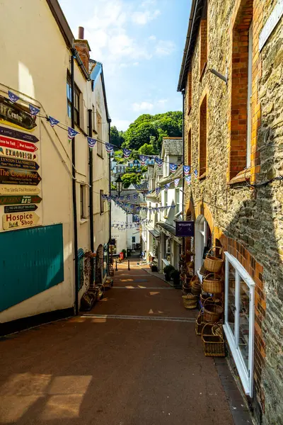 stock image A fantastic walk at the Valley of Rocks to the small harbour town of Lynmouth in the county of Devon - United Kingdom