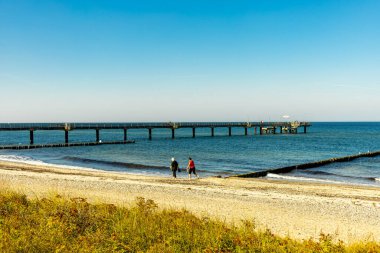 Baltık sahil beldesi Heiligendamm 'da, Mecklenburg-Vorpommern - Almanya
