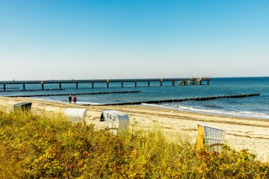 Baltık sahil beldesi Heiligendamm 'da, Mecklenburg-Vorpommern - Almanya