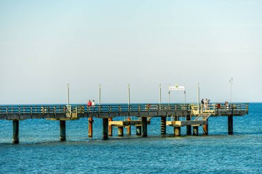 Baltık sahil beldesi Heiligendamm 'da, Mecklenburg-Vorpommern - Almanya