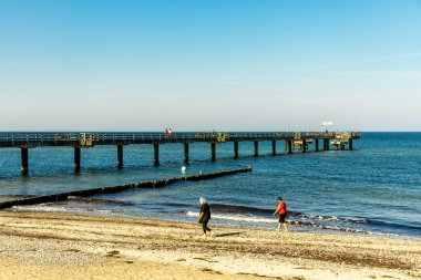 Baltık sahil beldesi Heiligendamm 'da, Mecklenburg-Vorpommern - Almanya