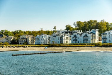 Baltık sahil beldesi Heiligendamm 'da, Mecklenburg-Vorpommern - Almanya