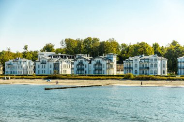Baltık sahil beldesi Heiligendamm 'da, Mecklenburg-Vorpommern - Almanya