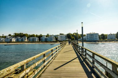 Baltık sahil beldesi Heiligendamm 'da, Mecklenburg-Vorpommern - Almanya