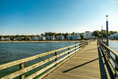 Baltık sahil beldesi Heiligendamm 'da, Mecklenburg-Vorpommern - Almanya