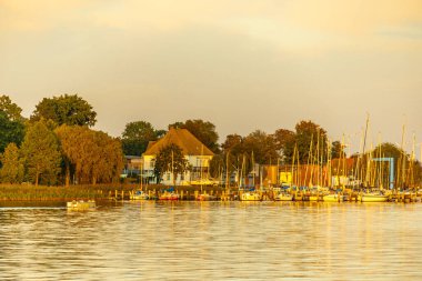 Şehir, Baltık Denizi 'ndeki Hanseatic kenti Rostock' ta, Mecklenburg-Vorpommern - Almanya