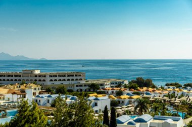 Yunanistan 'ın güzel, güneşli adası Kos-Yunanistan' da Güney Ege 'de tatil hissi 