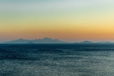 Yunanistan 'ın güzel, güneşli adası Kos-Yunanistan' da Güney Ege 'de tatil hissi 