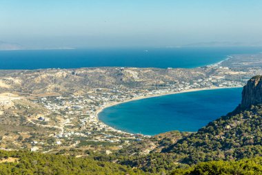 Yunanistan 'ın güzel adası Kos' taki Güney Ege Denizi 'ndeki Kefalos' ta kısa bir yürüyüş - Yunanistan