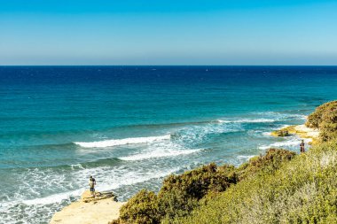 Yunanistan 'ın güzel adası Kos' taki Güney Ege Denizi 'ndeki Kefalos' ta kısa bir yürüyüş - Yunanistan