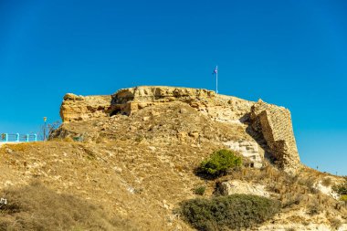 Yunanistan 'ın güzel adası Kos' taki Güney Ege Denizi 'ndeki Kefalos' ta kısa bir yürüyüş - Yunanistan