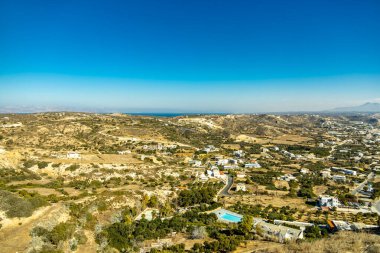 Yunanistan 'ın güzel adası Kos' taki Güney Ege Denizi 'ndeki Kefalos' ta kısa bir yürüyüş - Yunanistan