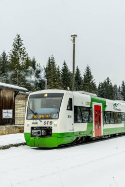 Karla kaplı Thüringen Ormanı - Schmiedefeld - Thüringen - Almanya - 11-2024