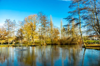 Yukarı Franconian spa kasabası Bad Rodach - Bavyera - Almanya