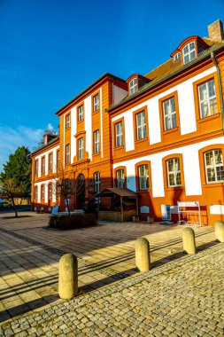 Yukarı Franconian spa kasabası Bad Rodach - Bavyera - Almanya