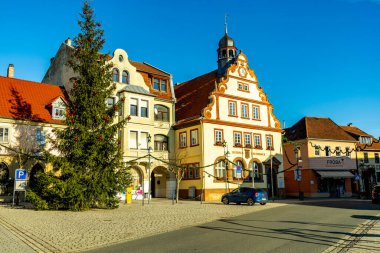 Yukarı Franconian spa kasabası Bad Rodach - Bavyera - Almanya