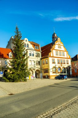 Yukarı Franconian spa kasabası Bad Rodach - Bavyera - Almanya