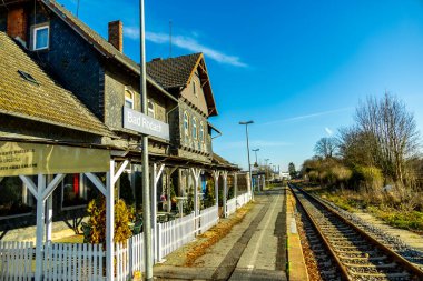 Yukarı Franconian spa kasabası Bad Rodach - Bavyera - Almanya